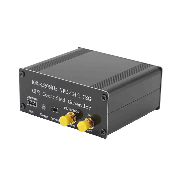 10K-220MHz VFO GPS Controlled Generator Taming Reference Signal Source Black Tool Accessories