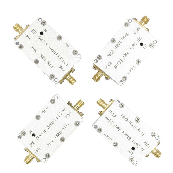 LNA 10MHZ-6GHz High Flatness Receiver Amplifier 10DB 20DB 30DB 40DB RF Drive for Drone GPS Radio FM Hackrf One Image Transmission