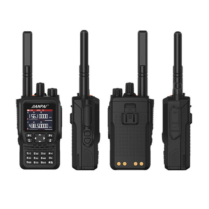 JIANPAI 8800 Plus 10W 5800mAh Walkie Talkie 16 Channel Dual Band High Power GPS Positioning Type-C Charging Waterproof Two Way Radio