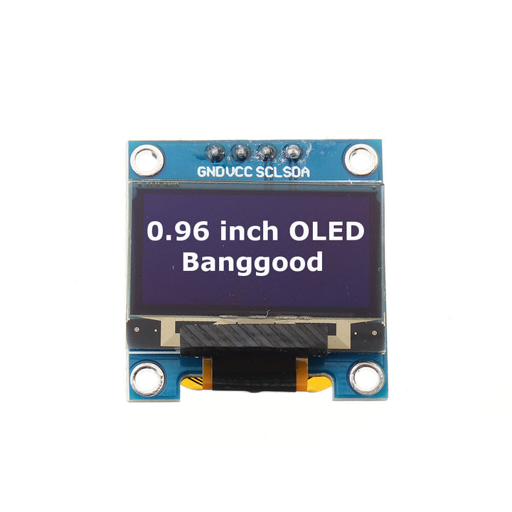 0.96 Inch OLED I2C IIC Communication Display 128*64 LCD Module Geekcreit for Arduino - products that work with official Arduino boards