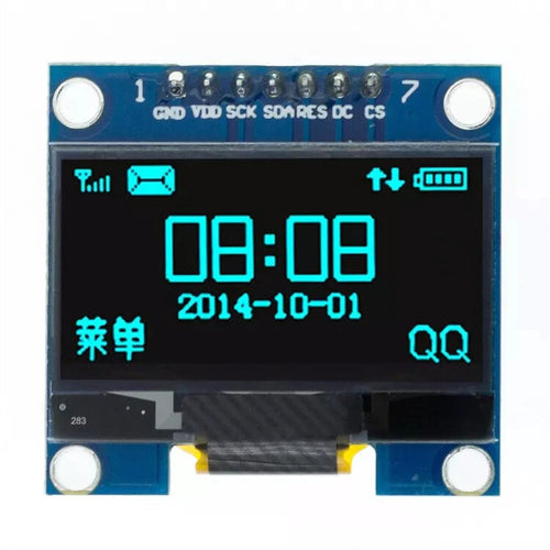 1.3 Inch OLED Display Module White/Blue 128X64 SPI/IIC I2C Communicate Color 4Pin/7Pin Screen Board