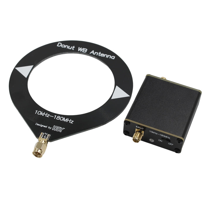 Donut Loop Broadband Antenna Frequency Range 10kHz-180MHz with Low Impedance Converter