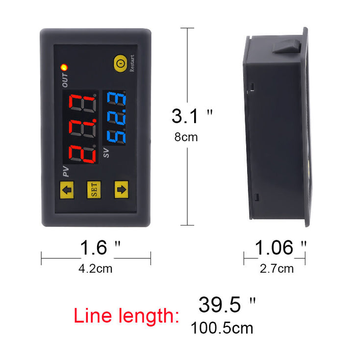 Temperature Controller Digital Display Thermostat Module Temperature Control Switch Micro Temperature Control Board