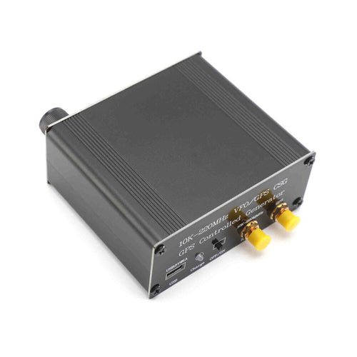 10K-220MHz VFO GPS Controlled Generator Taming Reference Signal Source Black Tool Accessories