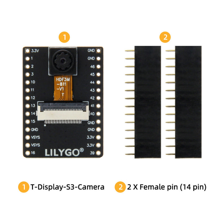 T-Display-S3 AMOLED ESP32-S3 1.91-inch RM67162 Display Development Board WiFi Bluetooth 5.0 Wireless Module