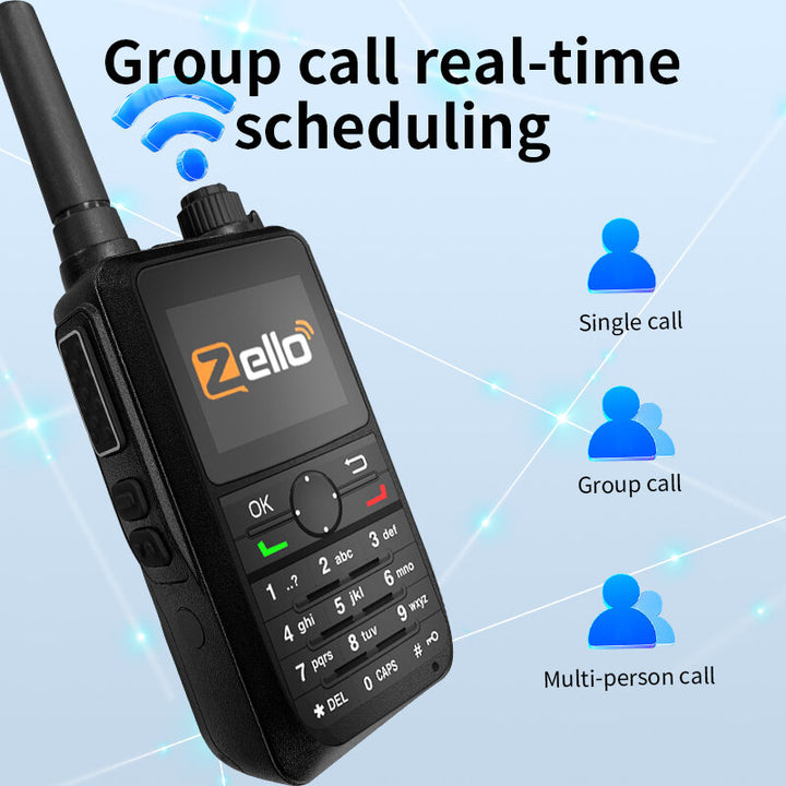 Zello DG6300 National Intercom Walkie Talkie Support WiFi bluetooth Long Range Radio IP67 Waterproof Type-C Rechargeable Handheld GPS Transceiver