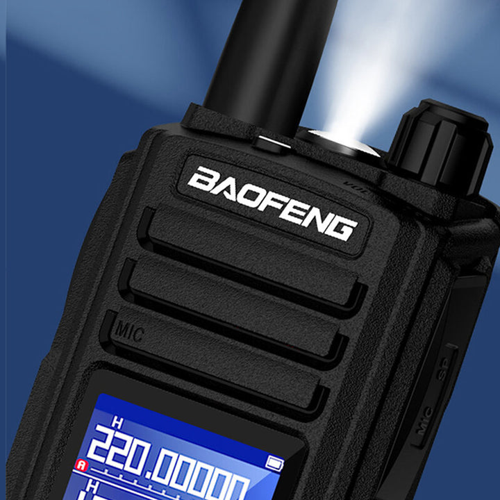 Baofeng UV27 10W Walkie Talkie 999 Channels UV Dual Band Portable CB Ham Radio with LED Flashlight FM Transceiver Rechargeable Two Way Radio