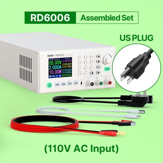 RIDEN RD6006 Assembled Set USB DC DC Voltage Current Step-Down Bench Power Supply Buck Adjustable Converter 60V 6A