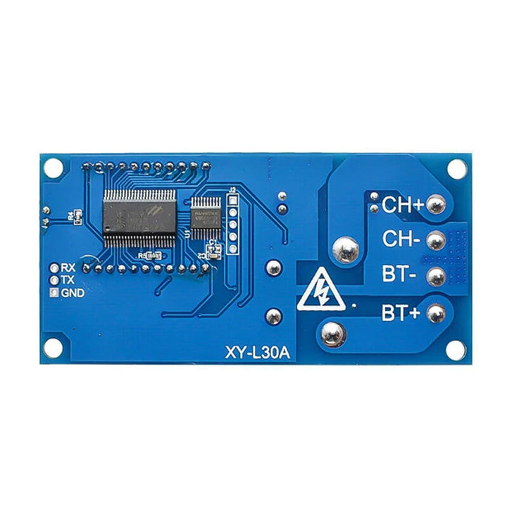 XY-L30A NC Battery Charging Control Module Digital 6-60V Voltage Regulator with LCD Display Overcharge Protection Auto Charge Control for Lead-acid Acting Batteries