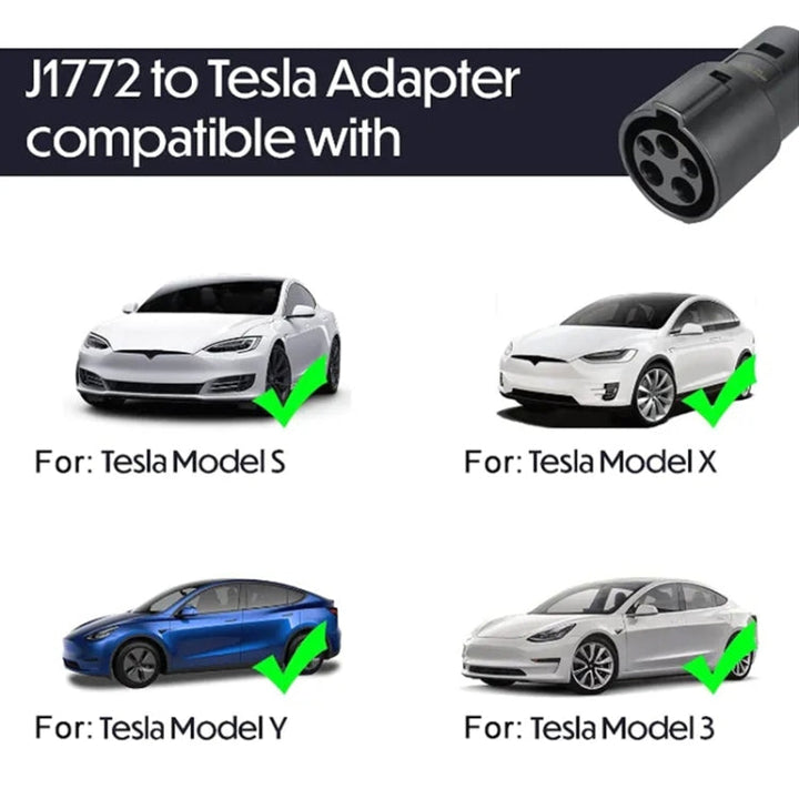 For Tesla New Energy Vehicle Charging Gun Type 1 to Tesla Adapter