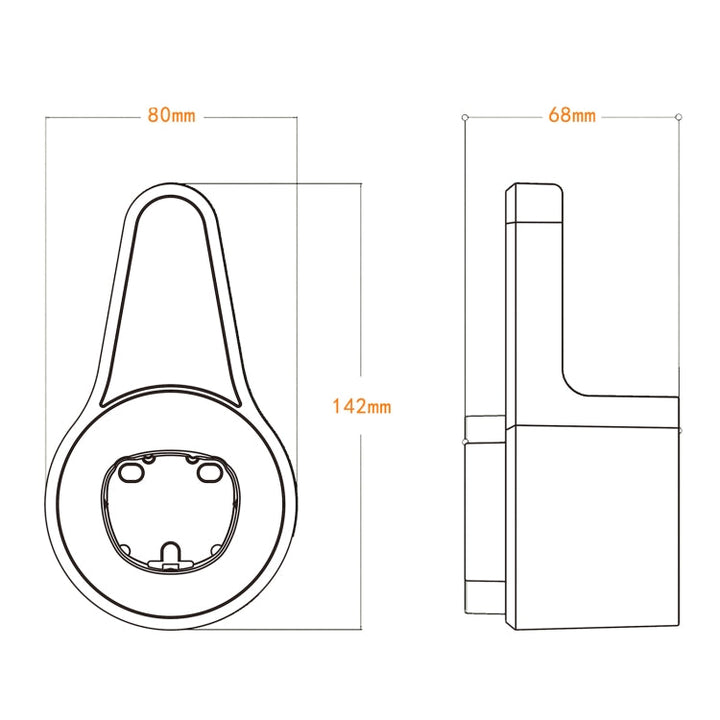 For Tesla 3 / Y / S / X Feyree Wallmount New Energy Vehicle Charging Cable Storage Bracket