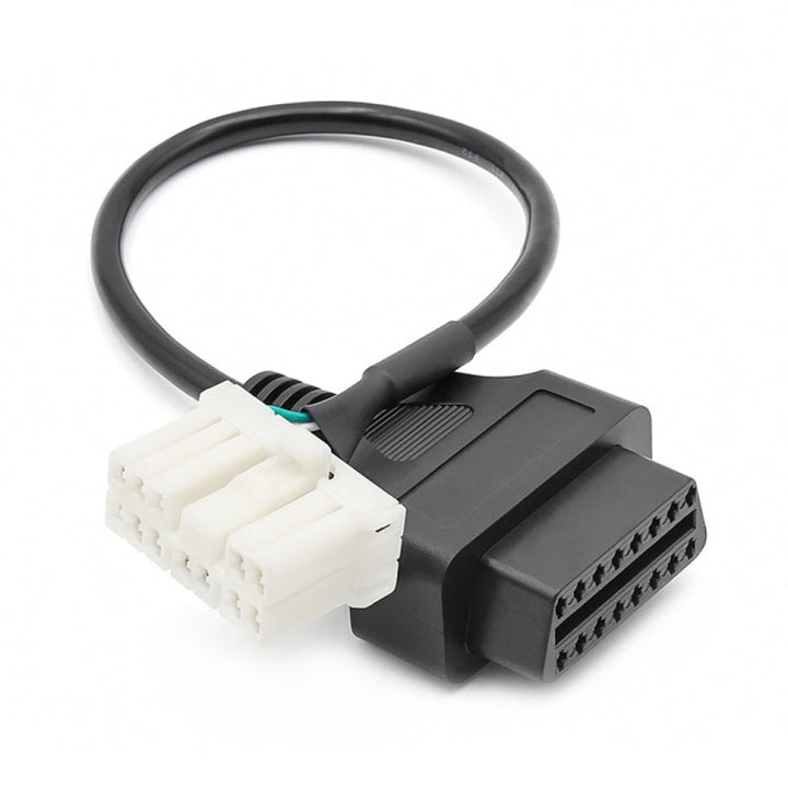 For Tesla Model X / S 2012-2015 OBDII to 12 Pin OBD Adapter Cable