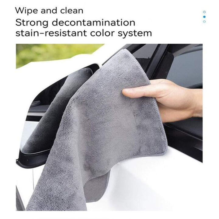 For Tesla General Car Microfiber Towel Cleaning Rag, Style: With LOGO, Size: 30 x 30cm