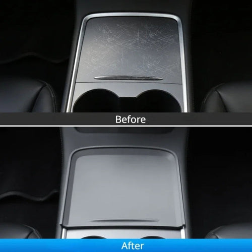 For Tesla Model 3/Y Car Center Console Silicone Anti-slip Protective Mat