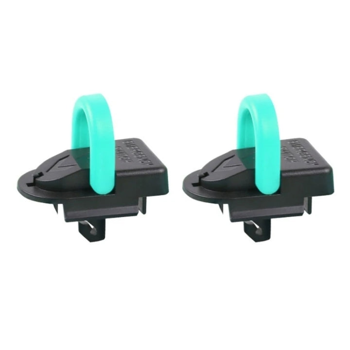 For Tesla Model Y 2pcs / Set Car Rear Door Emergency Switch Handle Rear Row Physical Unlocking