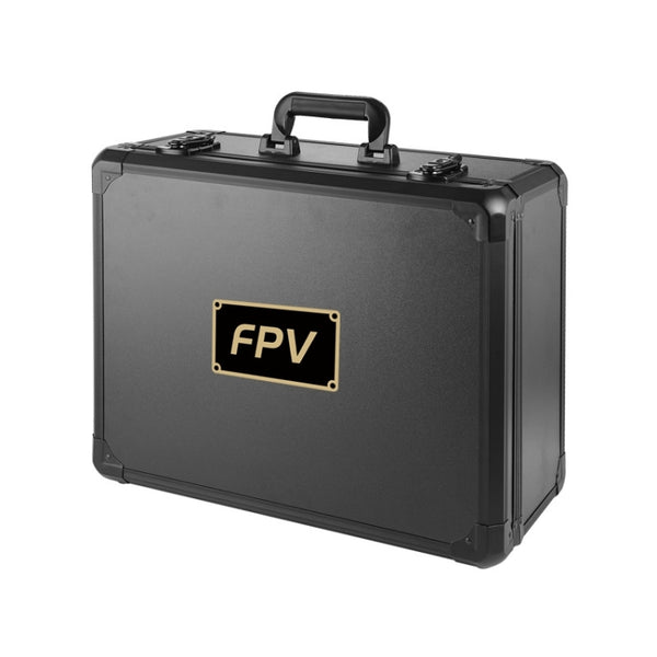 For DJI FPV Aluminum Alloy Explosion-proof Suitcase Portable Storage Box Case Travel Carrying Bag, No Disassembly Propeller, Aluminum Case