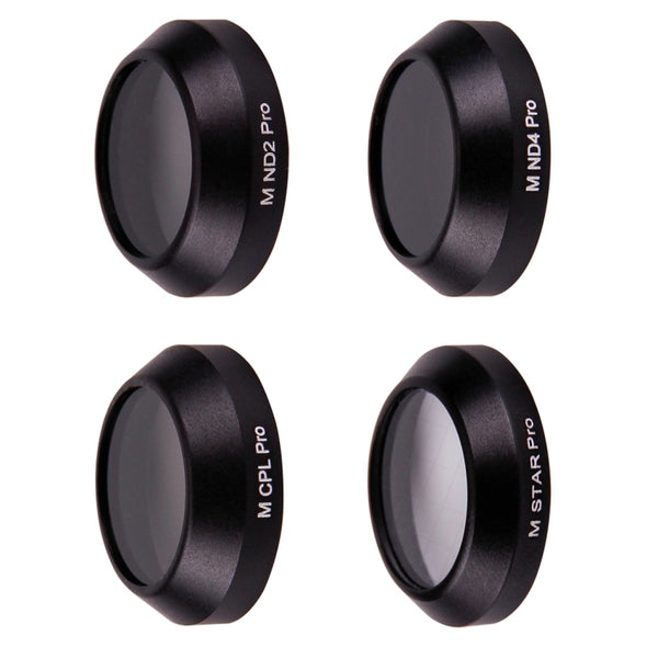 4 in 1 HD Drone Star Effect + ND2 + ND4 + CPL Lens Filter Kits for DJI MAVIC Pro, 4 in 1