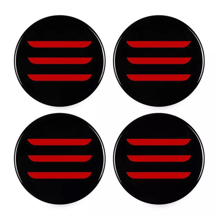 4 PCS Three Pattern Car Tire Hub Central Cap Cover for Tesla Model 3