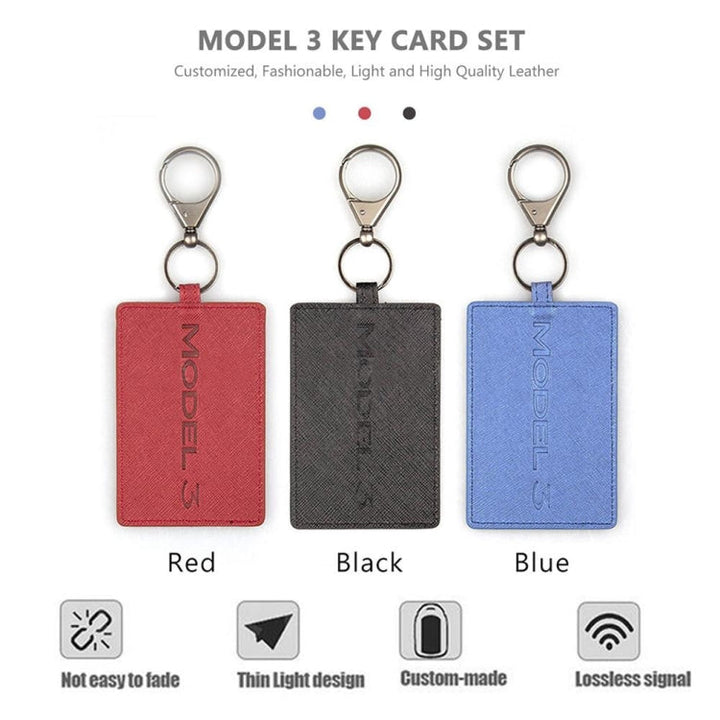 Portable Car Key Card Cover Case for Tesla Model 3