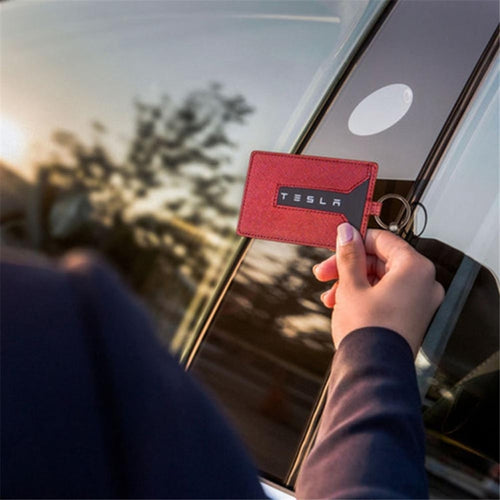 Portable Car Key Card Cover Case for Tesla Model 3