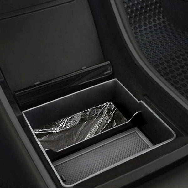 Car Double Layer Storage Box for Tesla Model 3/Y before 2021