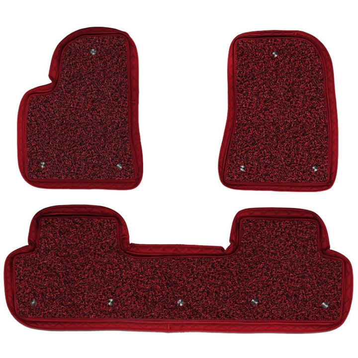 3 in 1 Car Double Anti-skid Wired Ring Foot Mat for Tesla Model 3