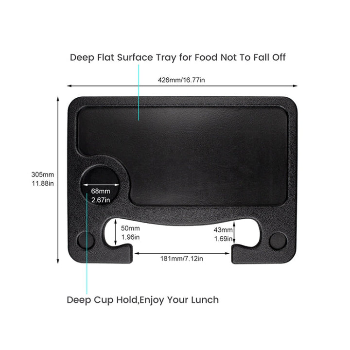 Car Portable Desk Steering Wheel Multi-use Tray Stand Car Food Eating Table for Tesla Model 3 / S / X / Y