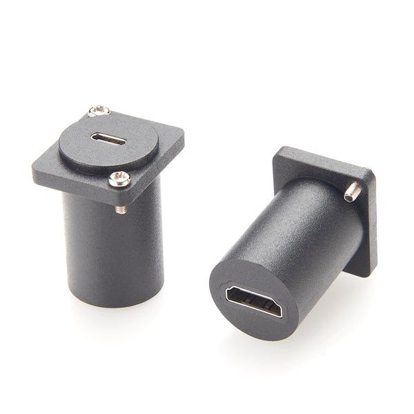 D-TYPE USB-C Female to HDMI Adapter USB C to HDMI Adapter with Audio USB-C 3.1 Female to HDMI female Cable Adapter-1 Pcs