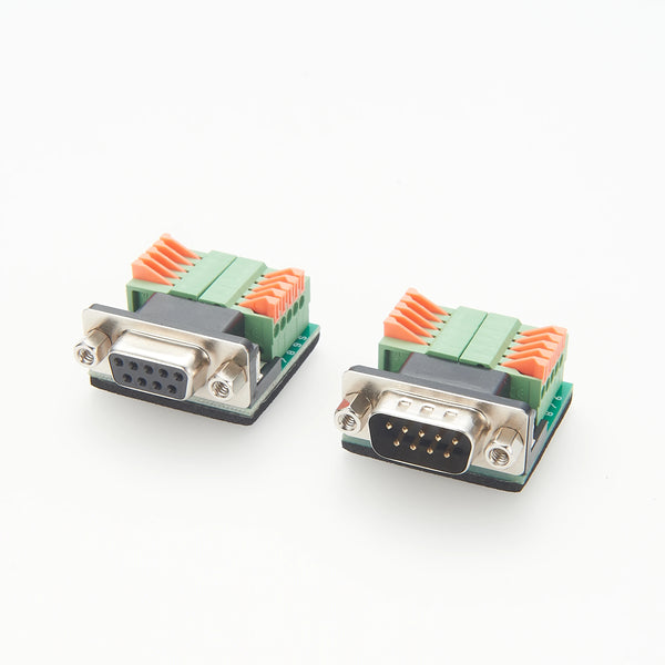 DB9 9-pin Male&Female Unformed Press Terminal Block Welding Free for Durable Ethernet ConnectionConnection-1 Pcs