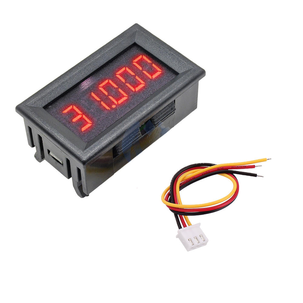 Led Volmeter DC 4V-30V 0.36 Inch 5 Digit Mini LED Display Digital Voltmeter Voltage ...