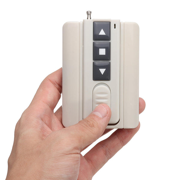 DC12V 433MHz Fixed Code Three Button Wireless Remote Control With Base and Power Switch Transmitter