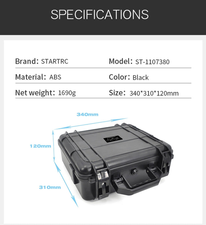 STARTRC Masonry Texture ABS Sealed Waterproof Box forDJIMavic Air 2