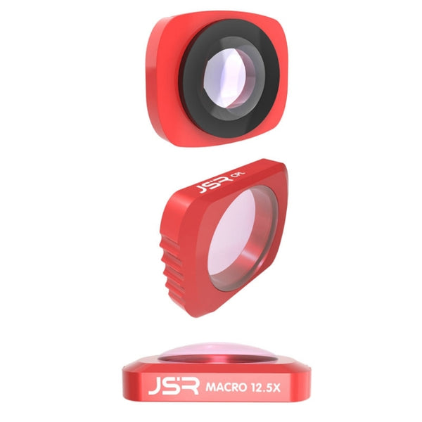 JSR 3 in 1 CR Super Wide Angle Lens 12.5X Macro Lens + CPL Lens Filter Set for DJI OSMO Pocket, Macro Lens+CPL+CR