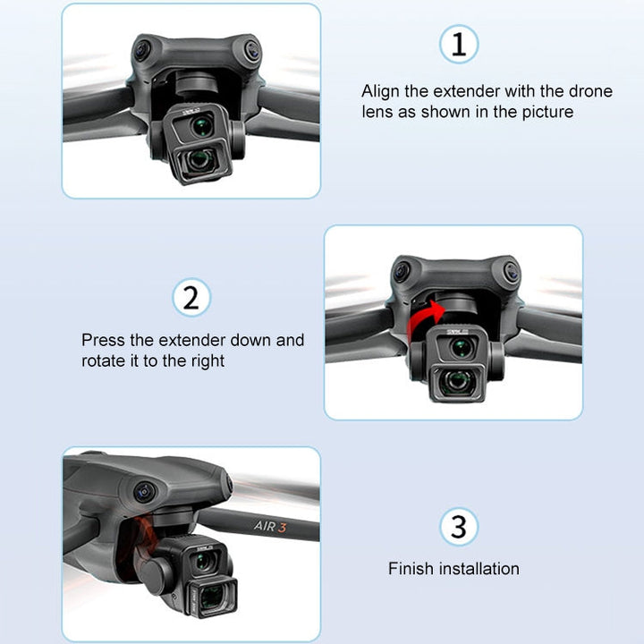 ForDJIAir 3 STARTRC Drone Wide-Angle Lens Filter