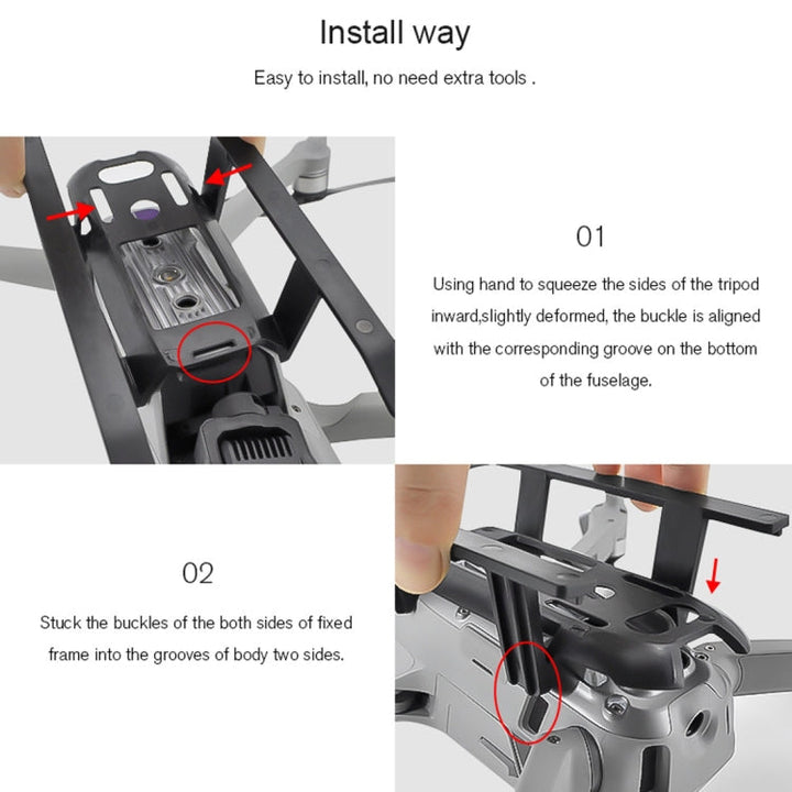 STARTRC forDJIMavic Air 2 / Air 2S Portable Anti-fall Anti-dirt Heightened Landing Gear Training Rack