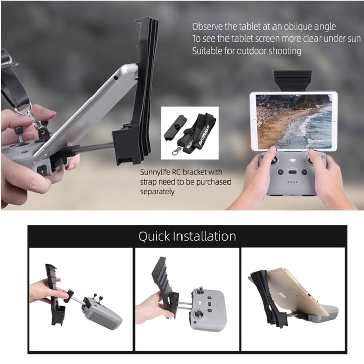 Sunnylife AIR2-Q9293 Remote Control Plate Extension Bracket forDJIMavic Air 2