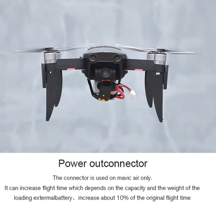 STARTRC 5 in 1 Height Extender Damping Landing Leg Brackets + External Power Supply Delay forDJIMavic Air