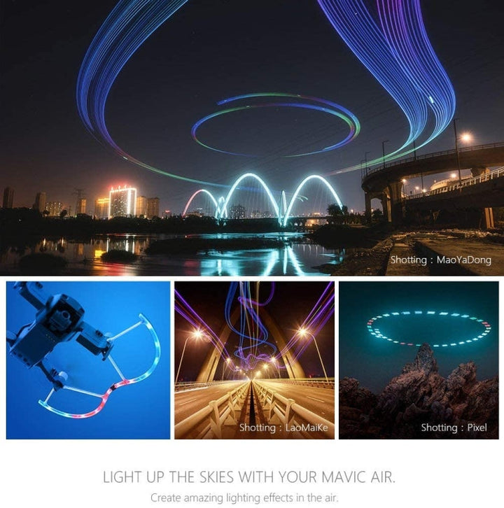 PGYTECH P-UN-034 light-painted LED Propeller Guard for DJ Mavic Air