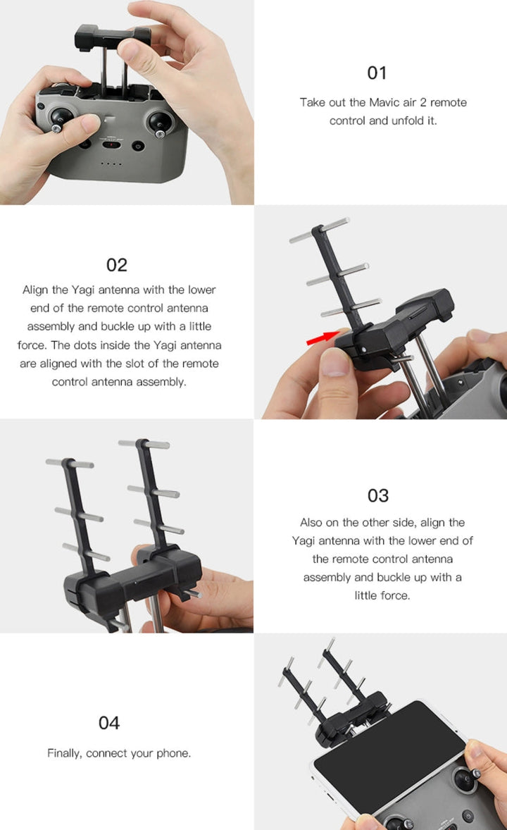 STARTRC Extended Distance Yagi Antenna Signal Enhancer forDJIMavic Air 2 / Air 2S