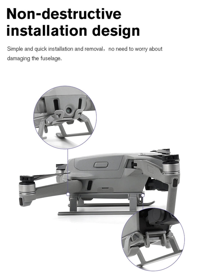 STARTRC Folding Anti-fall Anti-dirt Heightened Landing Gear Training Rack forDJIMavic Air 2 / Air 2S
