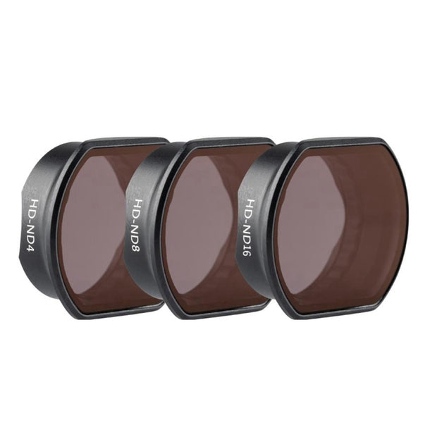 PGYTECH 3 PCS ND4+ND8+ND16 Drone Lens Filter for DJI FPV, ND 4 8 16