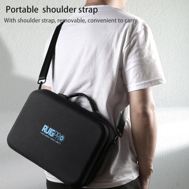 RUIGPRO forDJIMavic Air 2 Portable PU Shoulder Storage Bag Protective Box