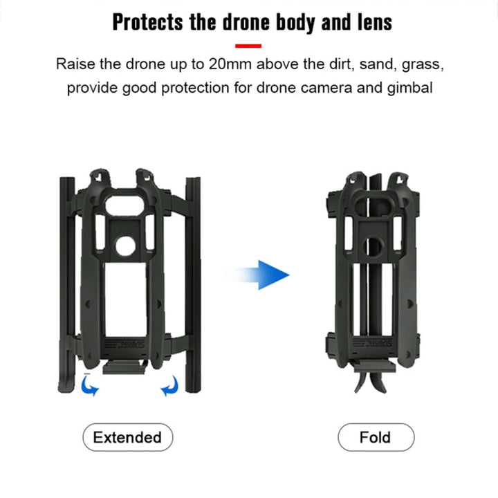 STARTRC 1109521 forDJIMavic Air 2 / AIR 2S Foldable Quick Release Anti-collision Landing Gear Height Extender Holder