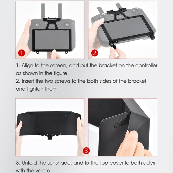 STARTRC Foldable Controller Sunshade with Screen Bracket forDJIMavic 2 / Mavic Air 2 / Air 2S / Mini 2