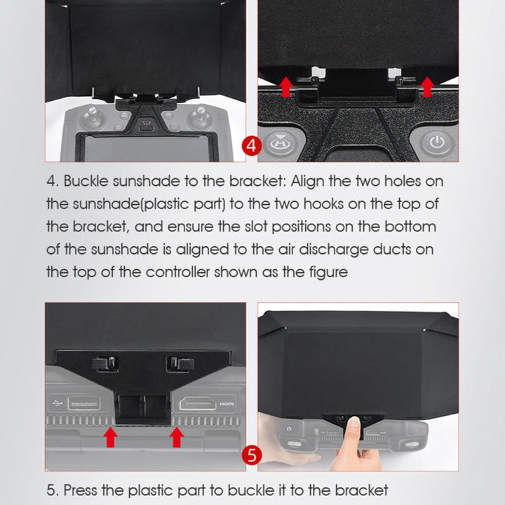 STARTRC Foldable Controller Sunshade with Screen Bracket forDJIMavic 2 / Mavic Air 2 / Air 2S / Mini 2