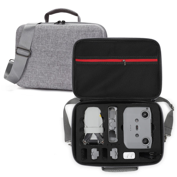 For DJI Mini 2 SE Grey Shockproof Carrying Hard Case Shoulder Bag, Size: 29 x 19.5 x 12.5cm, 29 x 19.5 x 12.5cm