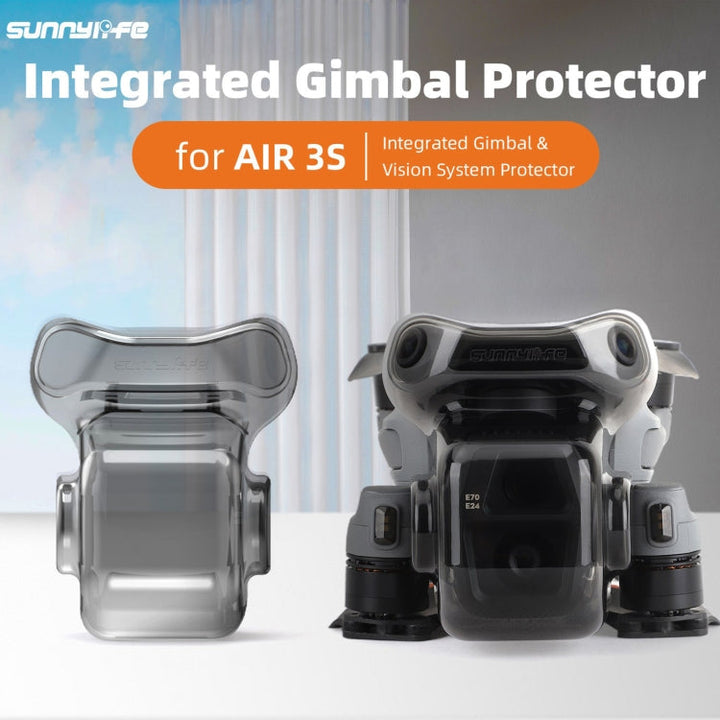 ForDJIAir 3S Sunnylife Integrated Gimbal Cover Transparent Lens Cap Vision System Protector