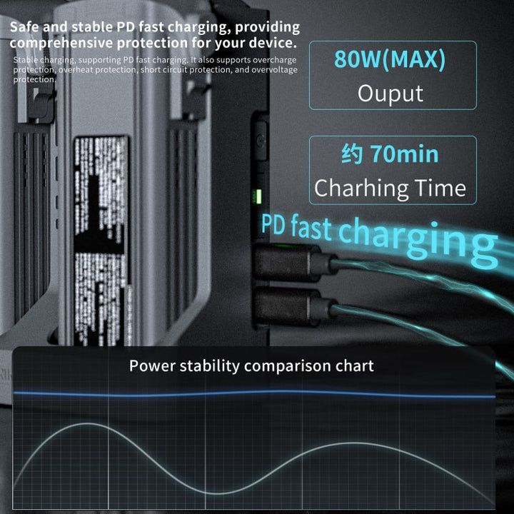 ForDJIAir 3S / 3 Two-way Charging Butler Battery Charger