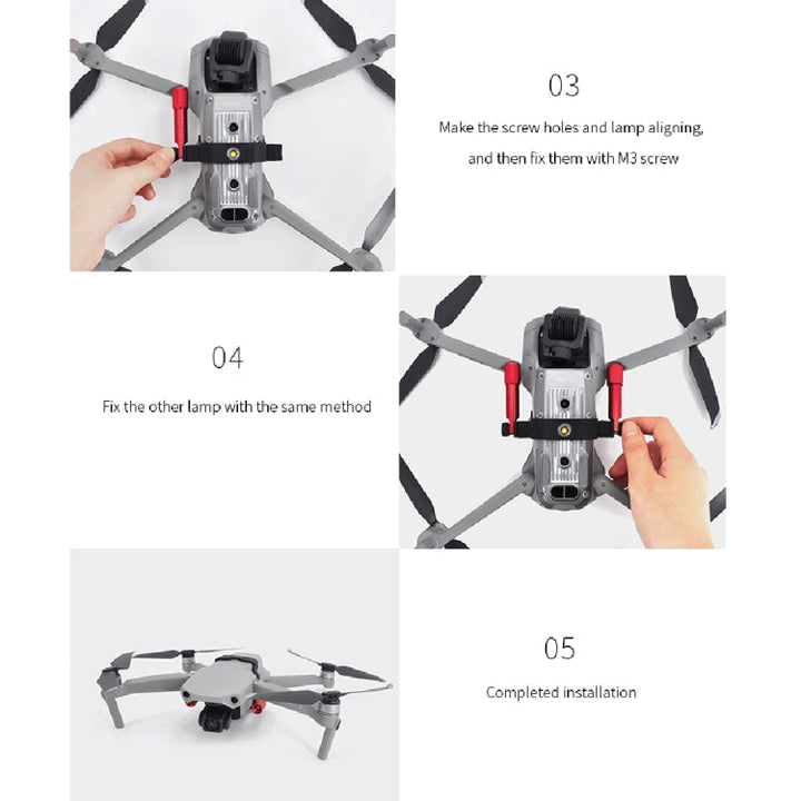 STARTRC 1107608 ForDJIMavic Air 2 Directional Signal Light Night Flight Lamp Kit
