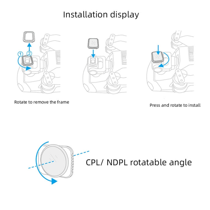 JSR Drone UV Lens Filter forDJIMAVIC Air 2